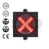 Semáforo X Roja LED'S 1C1L 1x300