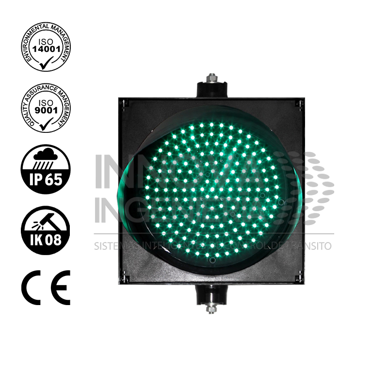 Semáforo Vehicular LED'S Verde 1C1L 1x300