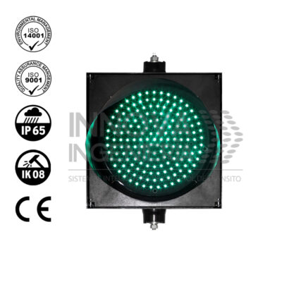 Semáforo Vehicular LED'S Verde 1C1L 1x200