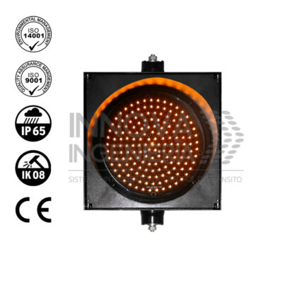 Semáforo Vehicular LED'S Ámbar Intermitente