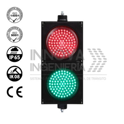 Semáforo Vehicular LED'S 1C2L 2x300