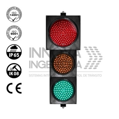 Semáforo LED'S vehicular 1C3L