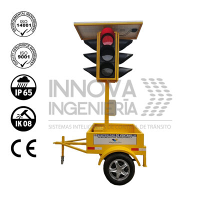 Semáforo vehicular portatil