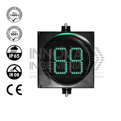 Semáforo Vehicular LED'S de cuenta regresiva 03