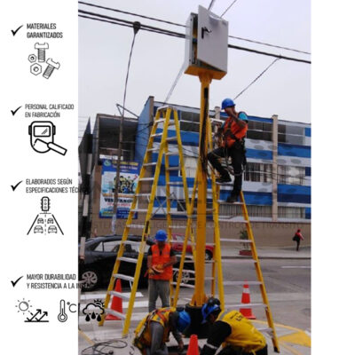 Poste para Controlador para Cableado Aéreo