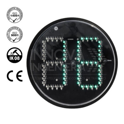 Óptica LED'S Contador Regresivo Vehicular 300MM