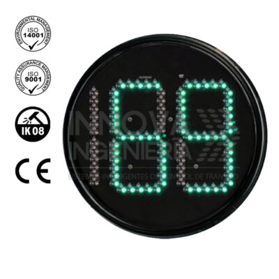 Óptica LED'S Contador Regresivo Vehicular 300MM 03