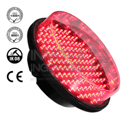 Óptica LED'S Rojo 200MM