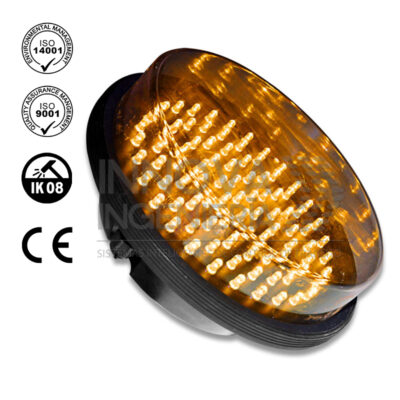 Óptica LED'S Ámbar 200MM