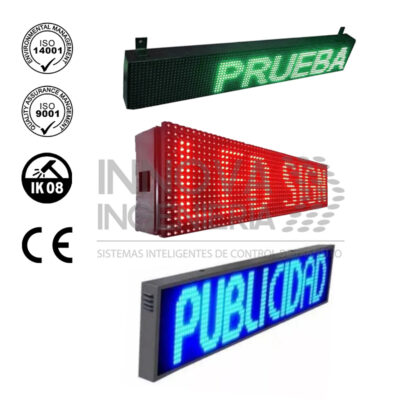 Pantalla con Luces LED